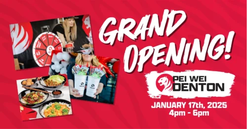 Pei Wei Denton TX Grand Opening