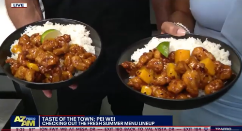How Pei Wei’s NEW Honey Mango Chili Chicken Is Made | FOX 10 Taste of the Town