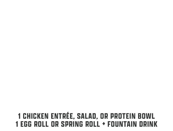 LUNCH COMBO – just $9.99!